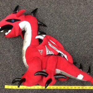 Kelly Toy 20 Inch Dragon 2 Colors Ruby Plush Toy 2006 Used with Tags
